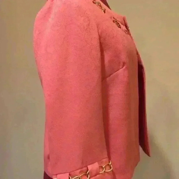 New Jade by Melody Tam S Coral Chainlink Jacket - Picture 3 of 8